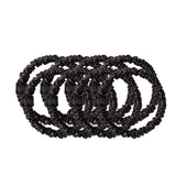 Slip Silk Back to Basics Skinny Scrunchies Black x 8