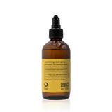 Oway Volumizing Root Spray 160ml in an amber glass bottle with a yellow label and black spray pump