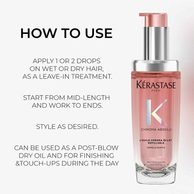 Kérastase Chroma Absolu Chroma Éclat Refill Hair Oil - 75ml