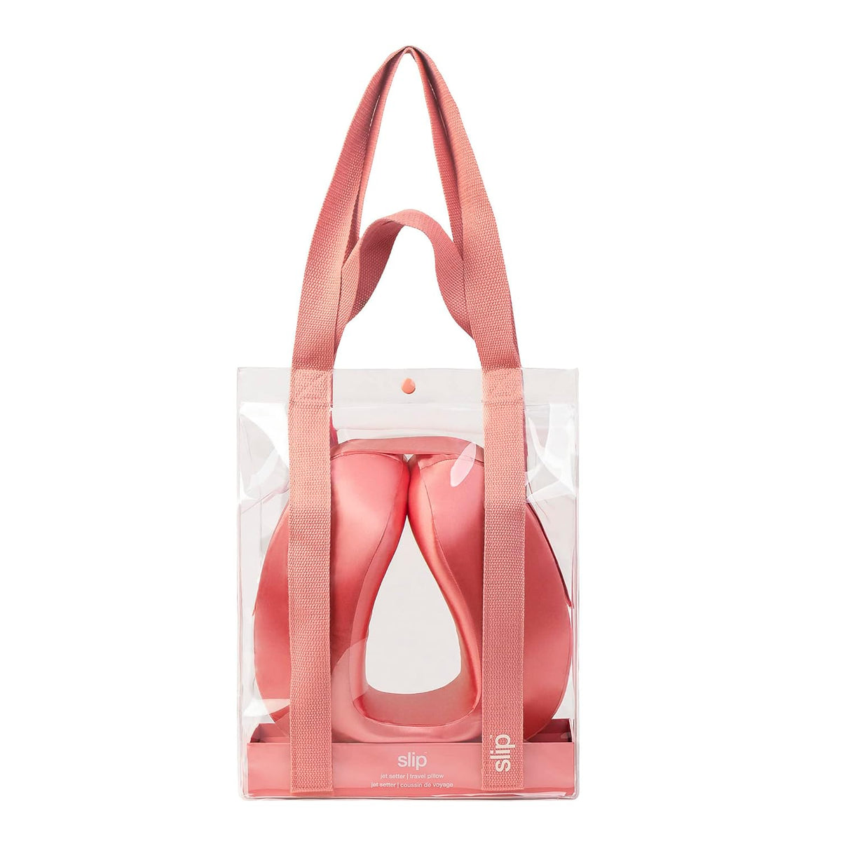 Slip Silk Jet Setter Travel Pillow - Blush