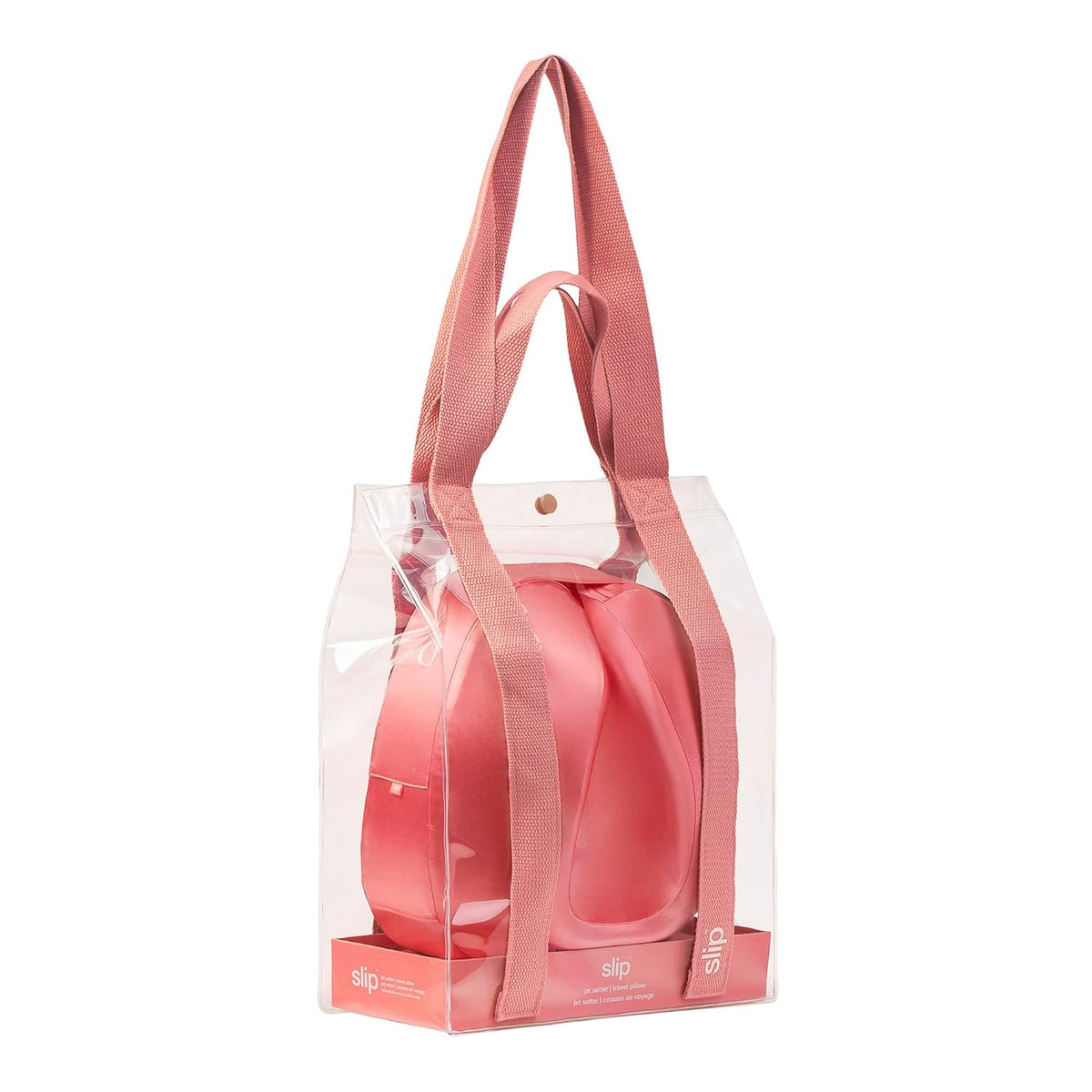 Slip Silk Jet Setter Travel Pillow - Blush