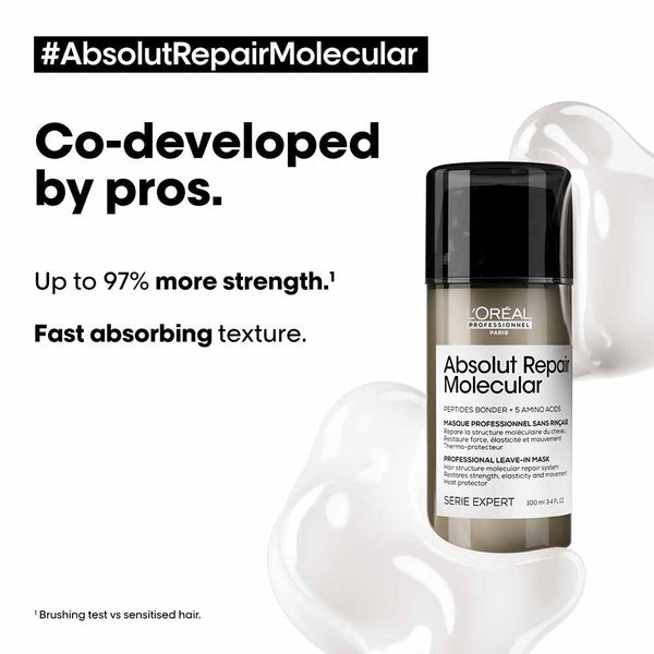 L'Oréal Professionnel Serie Expert Absolut Repair Molecular Leave-In Cream - 100ml