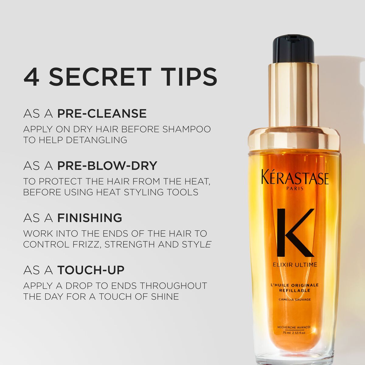 Kérastase Elixir Ultime L'Huile Original Refill Insert - 75ml