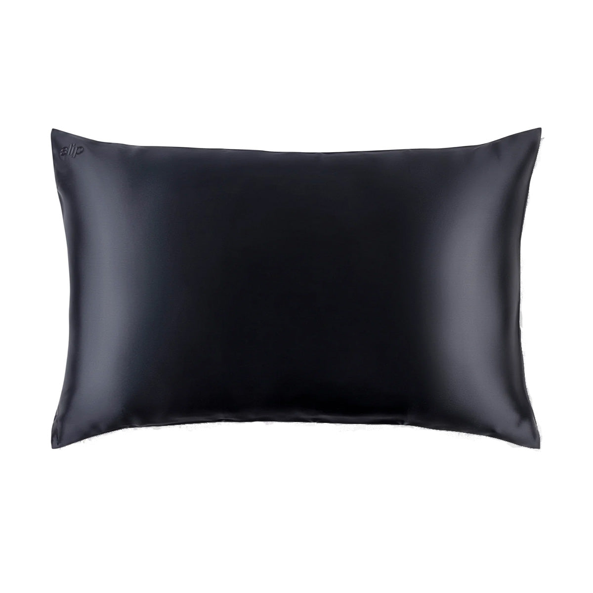 Slip Silk Black Queen Zippered Pillowcase