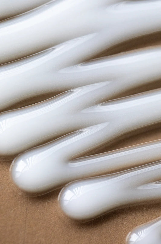 Creamy white texture of Oway Soothing Remedy