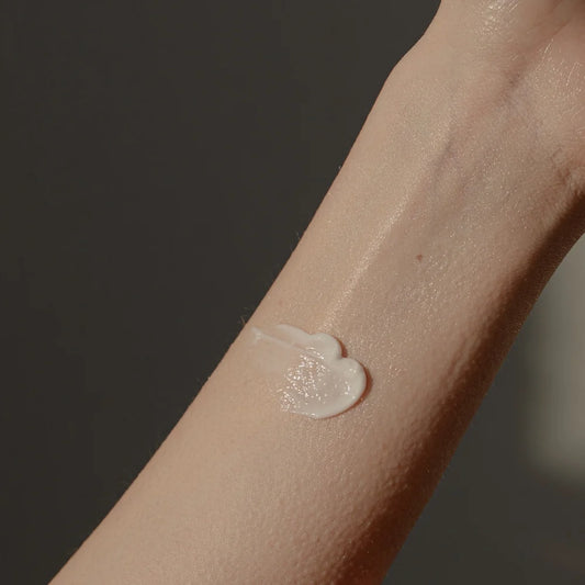 Rich Oway After-Sun Body Balm applied to sun-exposed skin