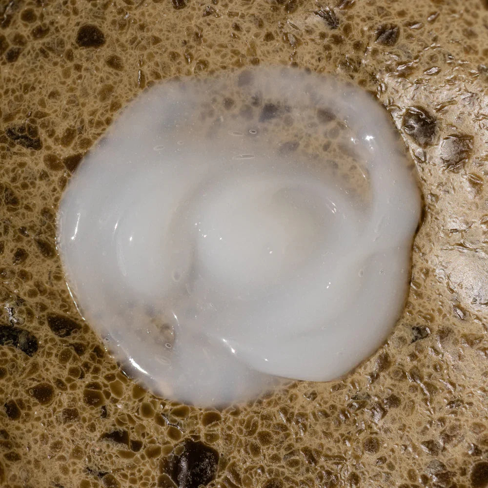 Creamy texture of Oway Curly Hair Co-Wash