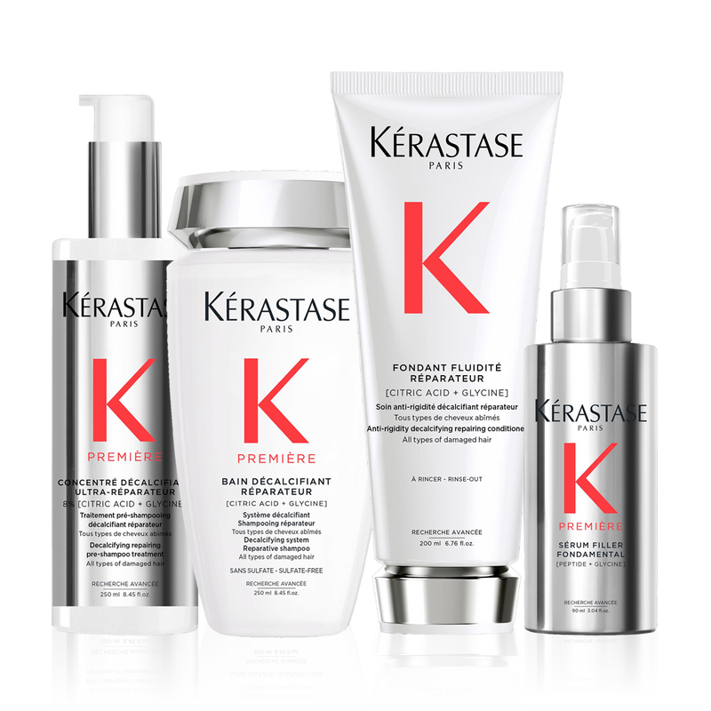 Kérastase Première Pre-shampoo, Shampoo, Conditioner and Anti-frizz Serum Bundle