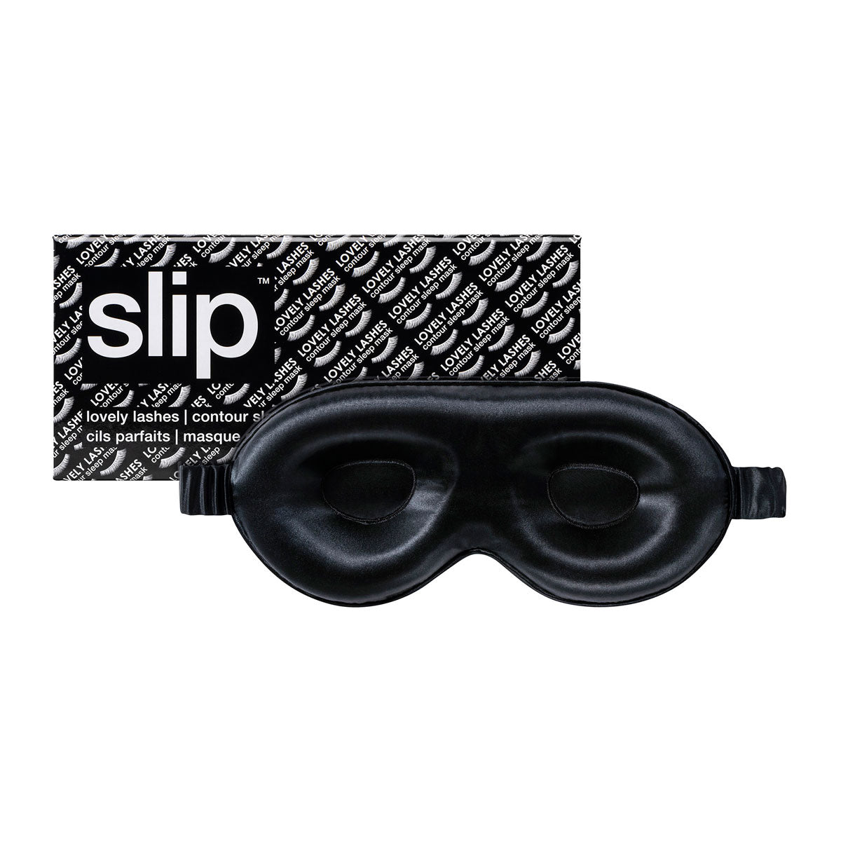 Slip Silk Black Contour Sleep Mask