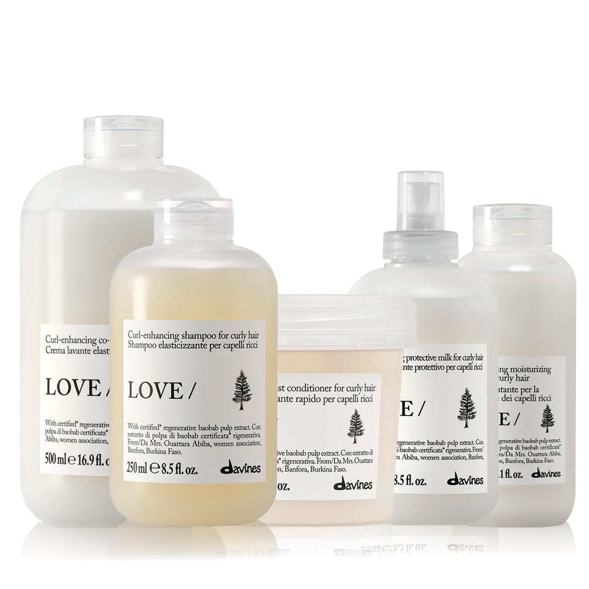 Davines Afro Hair (hair type 4a) Bundle