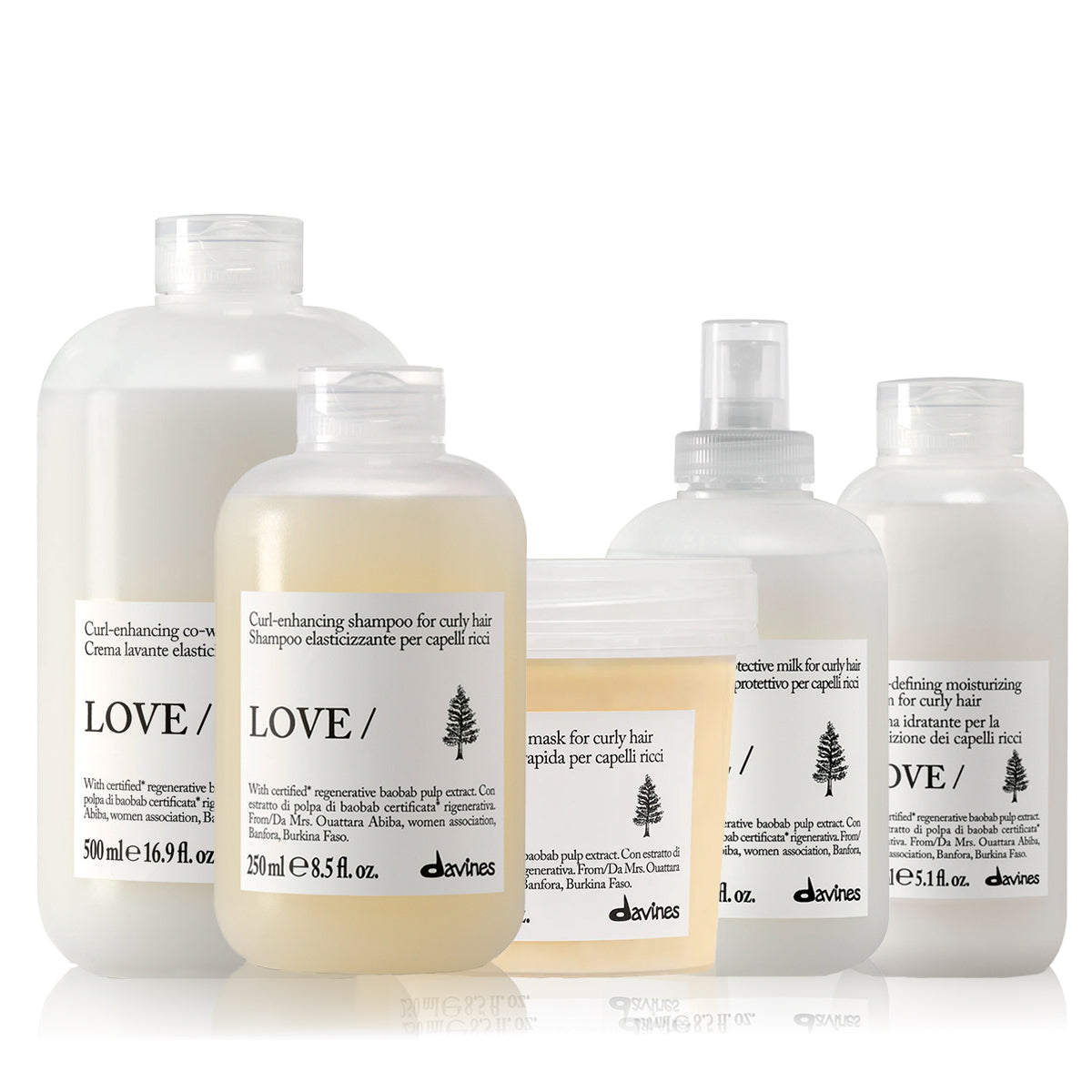 Davines Afro Hair (hair types 4b and 4c) Bundle