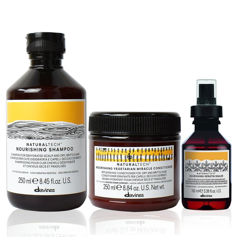 Davines Naturaltech Nourishing Shampoo, Conditioner & Sealer