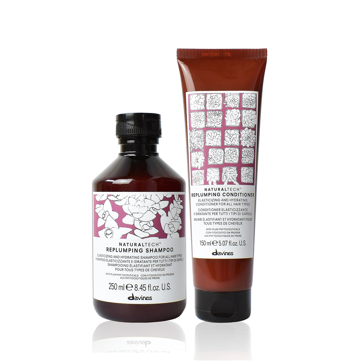 Davines Naturaltech  Replumping Shampoo & Conditioner