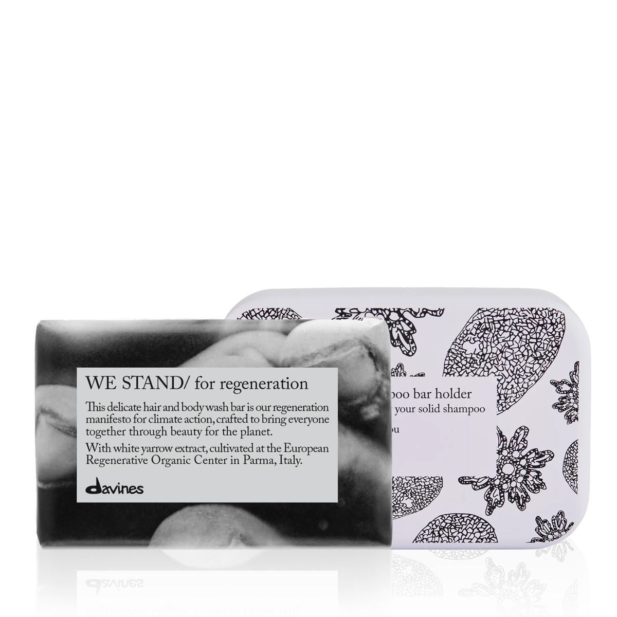 Davines We Stand for Regeneration Shampoo Bar & Box/Holder