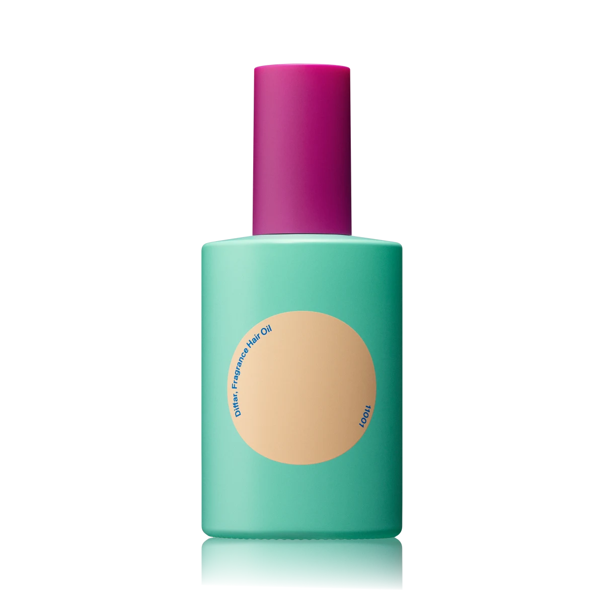 Diffar Tokyo Balance Fragrance Hair Oil 90ml in a mint-green glass bottle with a magenta cap