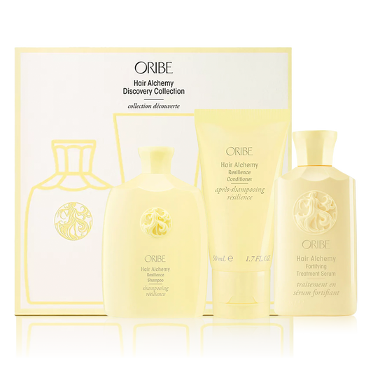 Oribe Hair Alchemy Shampoo 75ml, Conditioner 50ml & Fortifying Serum 75ml Travel Size Bundle