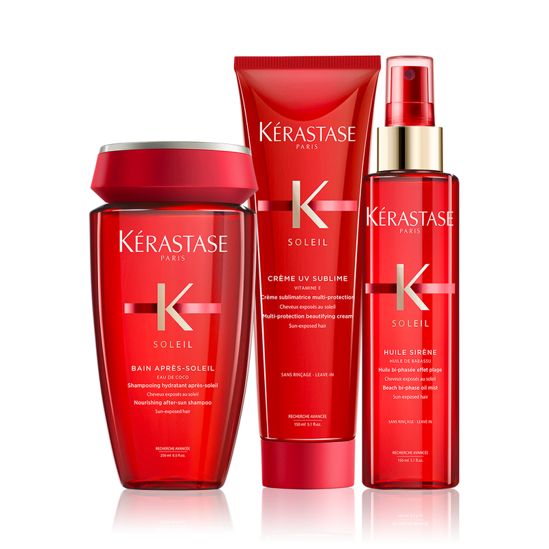 Kérastase Soleil Shampoo, UV Creme and Spray Bundle