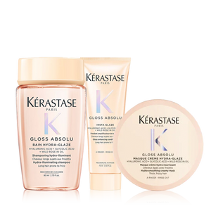Kérastase Gloss Absolu Shampoo, Conditioner and Masque Travel Size Bundle