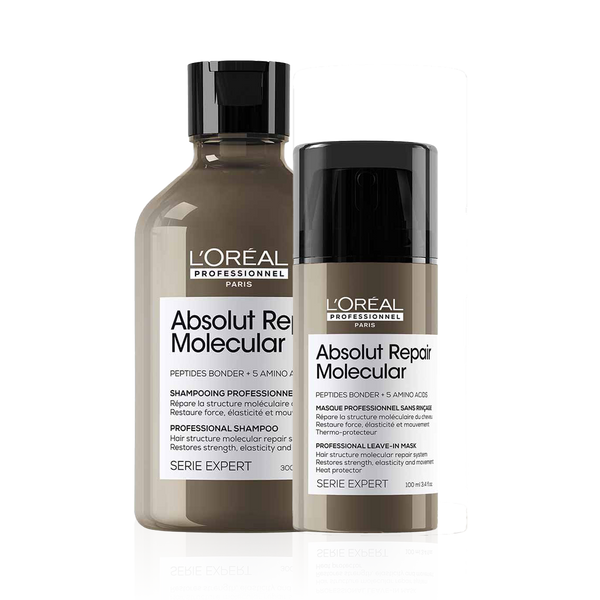 L'Oréal Professionnel Serie Expert Absolut Repair Molecular Shampoo & Mask Bundle