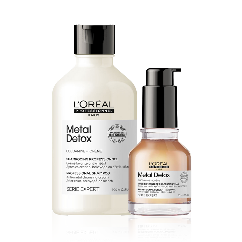 L'Oréal Professionnel Metal Detox Shampoo and Oil Bundle