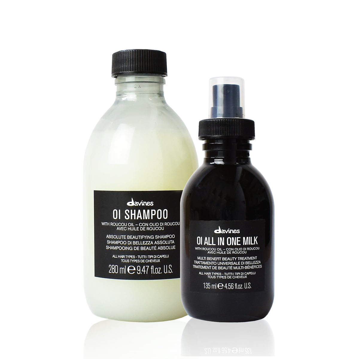 Davines Nourishing OI Shampoo & OI All in One Milk