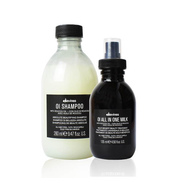 Davines Nourishing OI Shampoo & OI All in One Milk