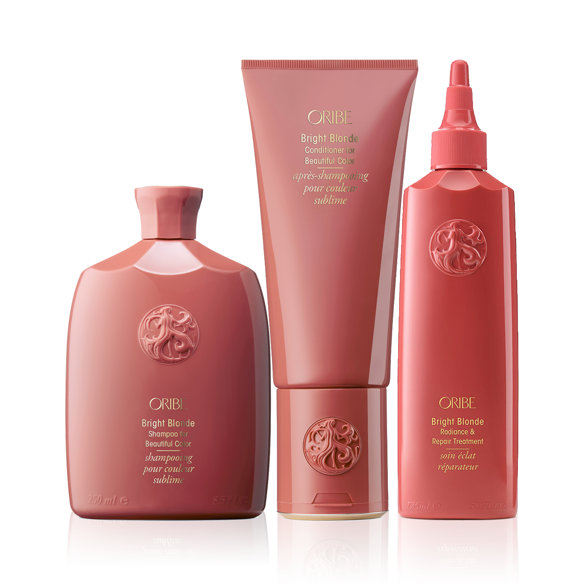 Oribe Bright Blonde Shampoo, Conditioner & Repair Treatment for Beautiful Color