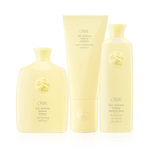 Oribe Hair Alchemy Resilience Shampoo, Conditioner and Fortifying Serum