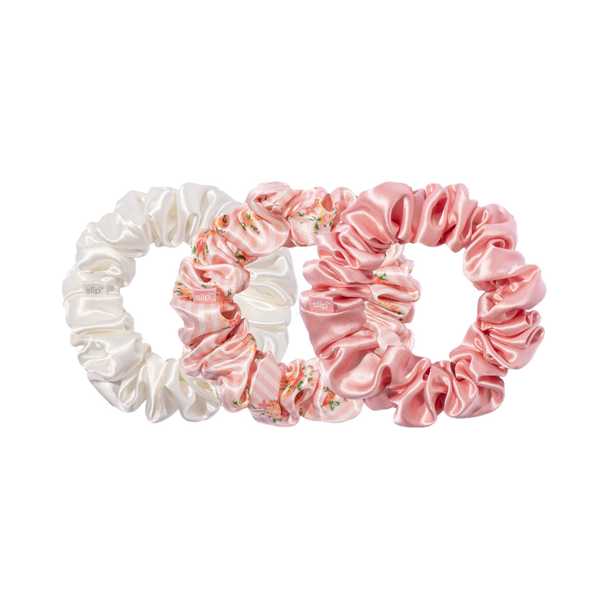 Slip Silk Large Scrunchies Petal x 3