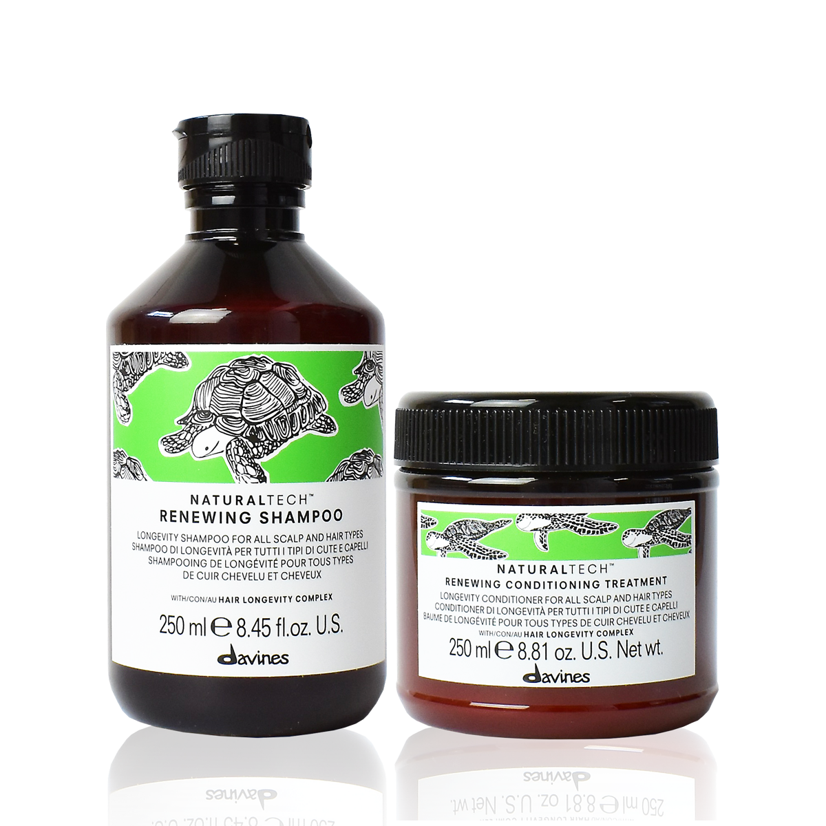 Davines Naturaltech Renewing Shampoo & Conditioner For All Hair Types