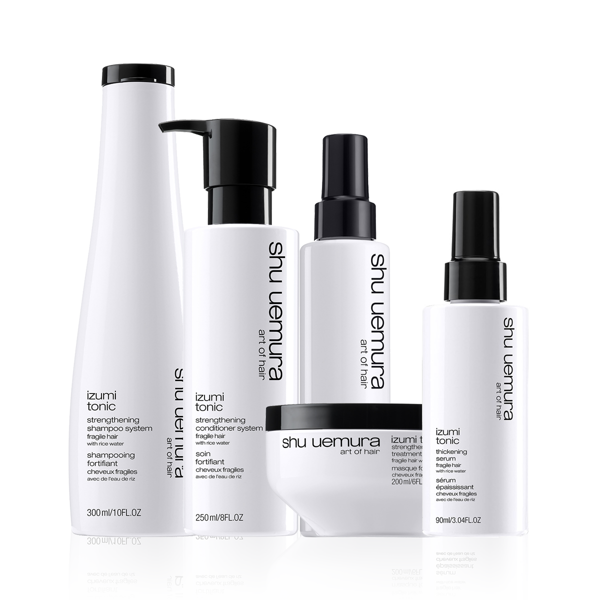 Shu Uemura Izumi Tonic Collection (Shampoo, Conditioner, Masque, Serum and Tonic)
