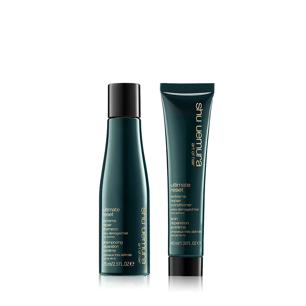 Shu Uemura Ultimate Reset Shampoo and Conditioner Travel Size Bundle