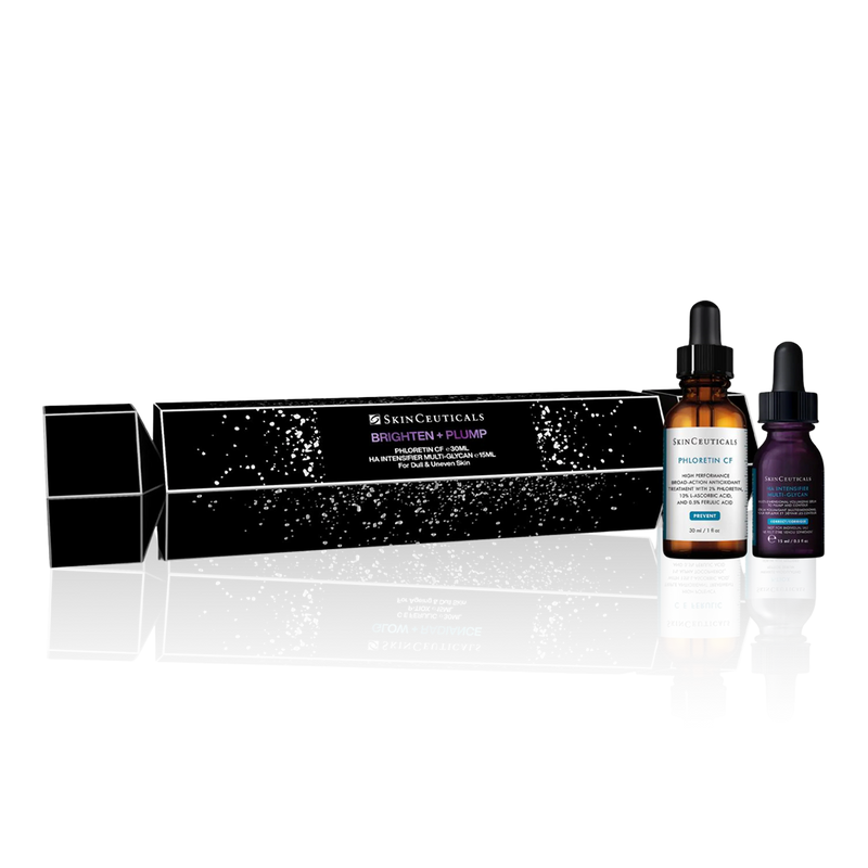 SkinCeuticals Brighten& Plump Christmas Cracker - Phloretin CF - 30ml & HA Multi Glycan - 15ml