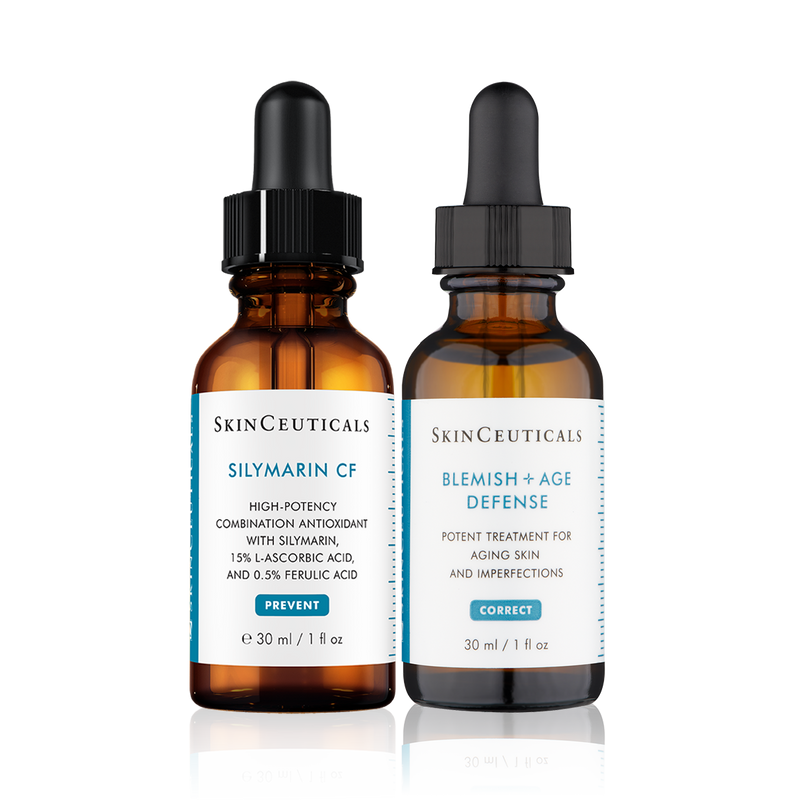 SkinCeuticals Silymarin CF & Blemish + Age Defense Bundle