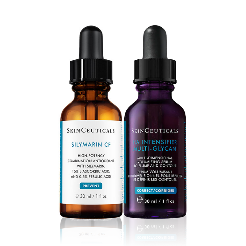 SkinCeuticals Silymarin CF - 30ml & HA Intensifier - 30ml Bundle