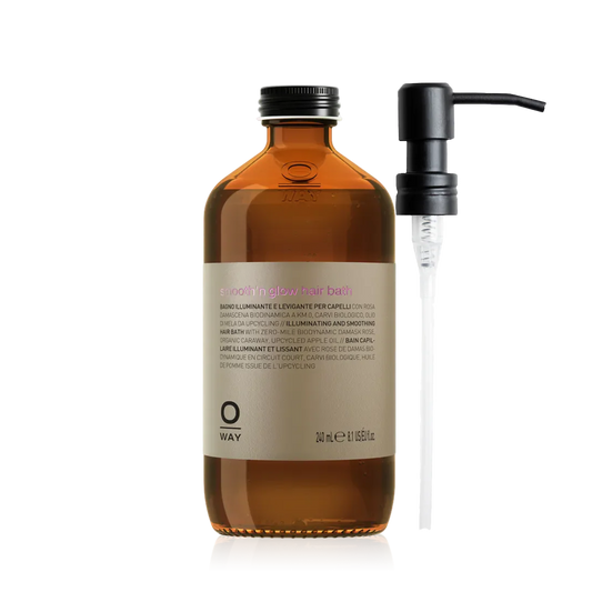 smooth 'n glow hair bath with dispenser