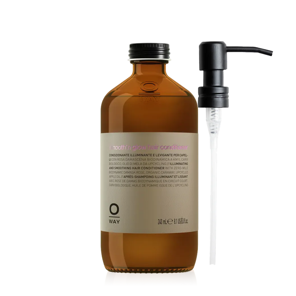 oway smooth'n glow hair conditioner with dispenser