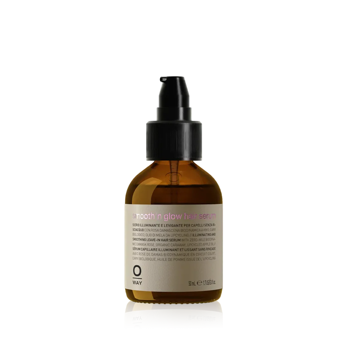 oway smooth'n glow hair serum