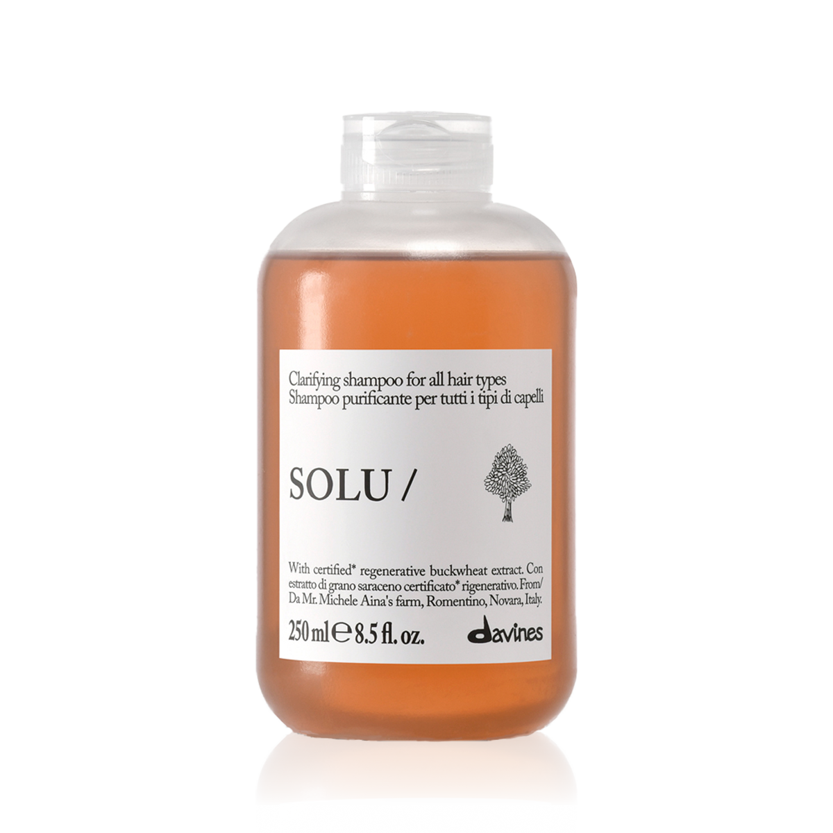 Davines Cleansing & Detoxifying SOLU Shampoo - 250ml