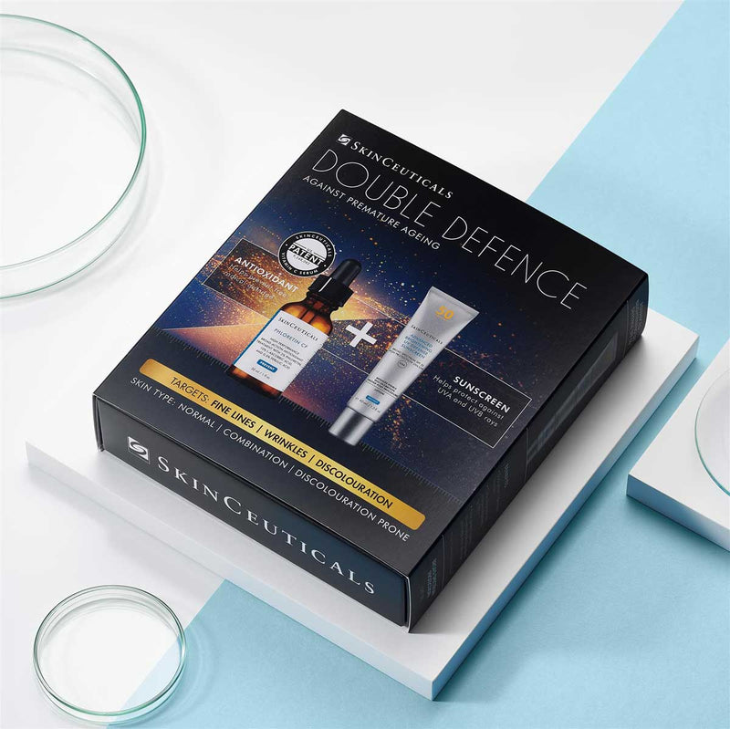 SkinCeuticals Double Defence Phloretin CF Kit for Combination + Discolouration-Prone Skin