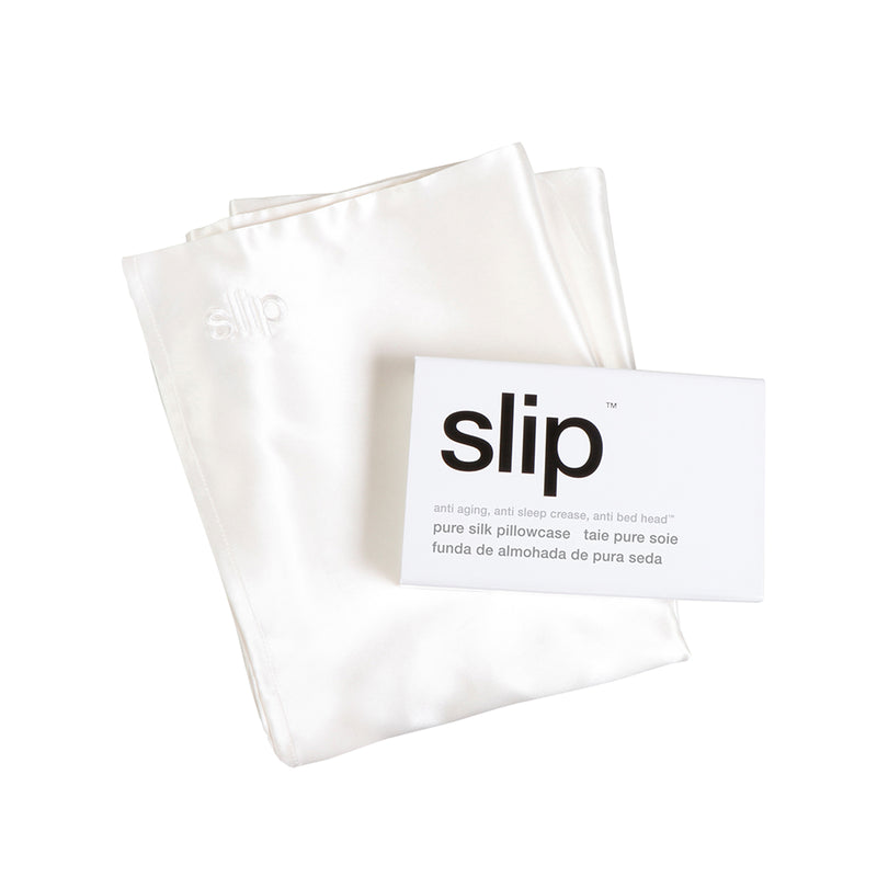 Slip Silk White Queen Envelope Pillowcase