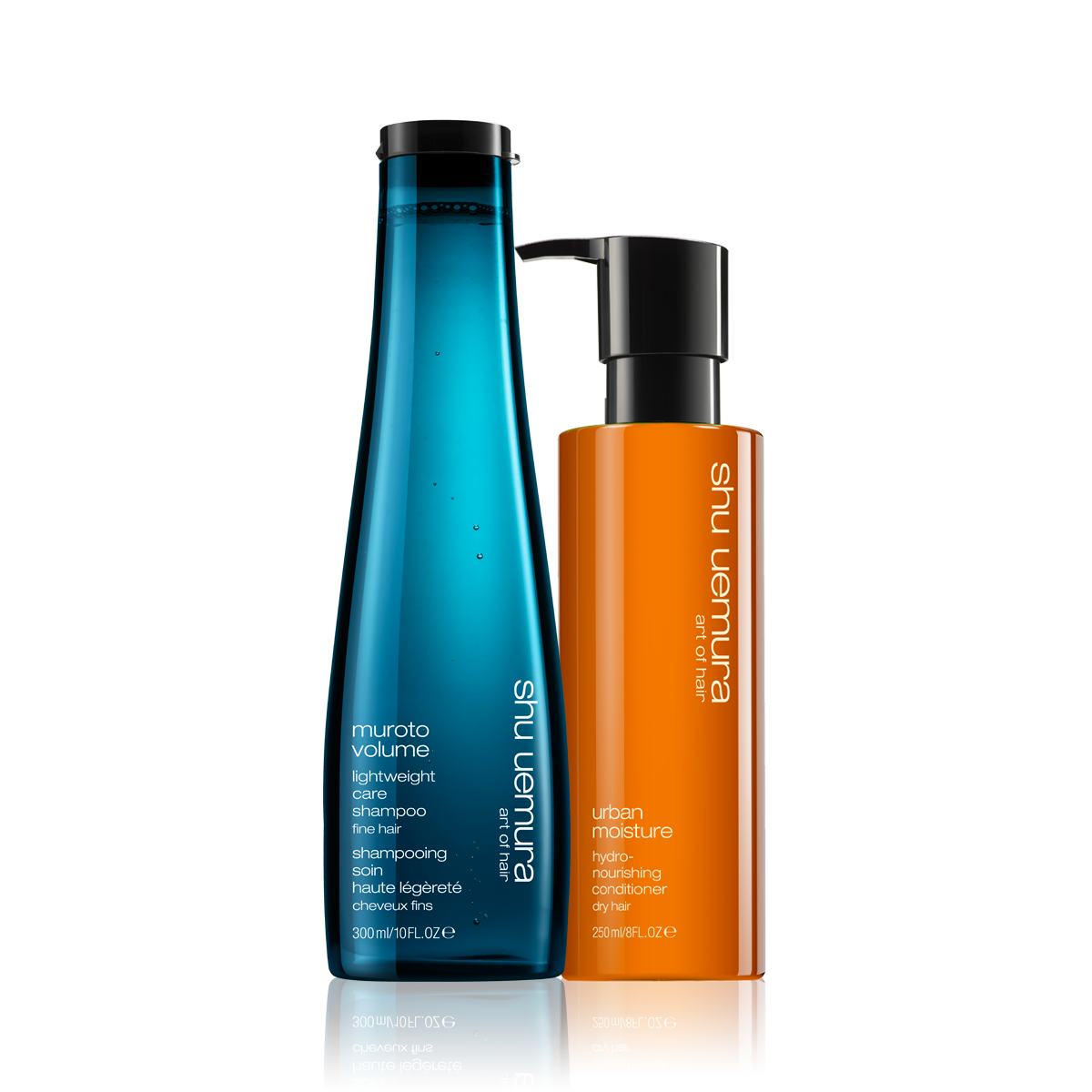 Shu Uemura Muroto Volume Shampoo & Urban Moisture Conditioner, Fine & Dull Hair Bundle