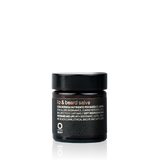 Oway Lip & Beard Salve 30ml dark glass jar with black lid
